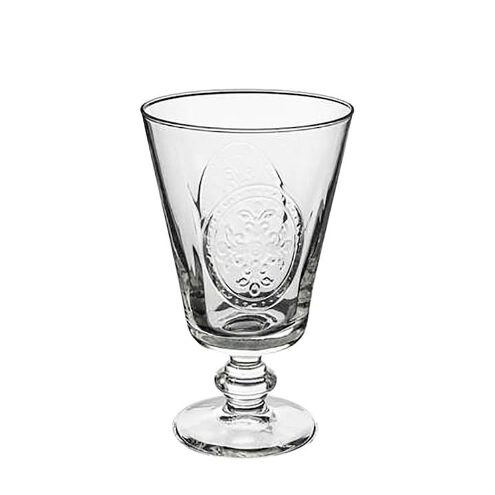 Чаша за вино CARMELA, 0.35 л, оригинален дизайн, стъкло, 15.2x9.2 см