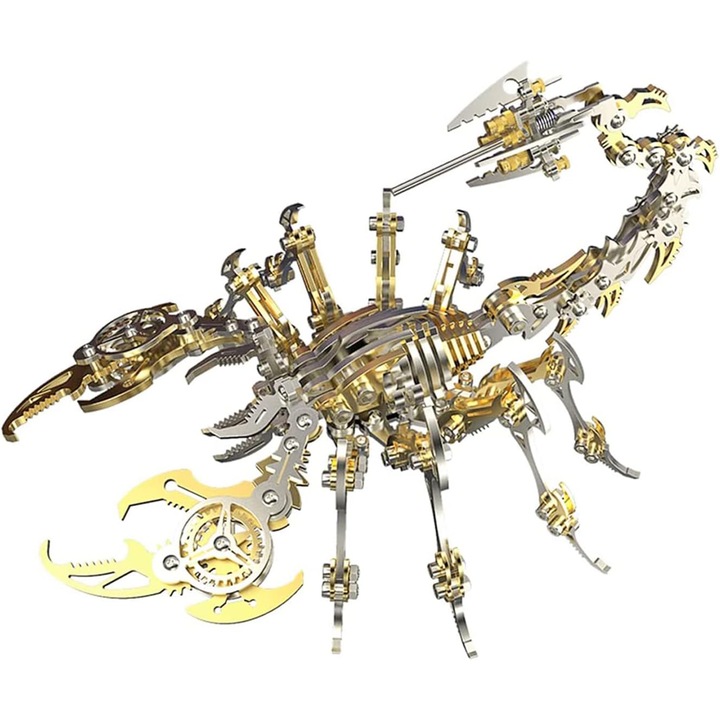 OEM 3D puzzle, fém, Scorpion, 454 darab, 18x17x11cm