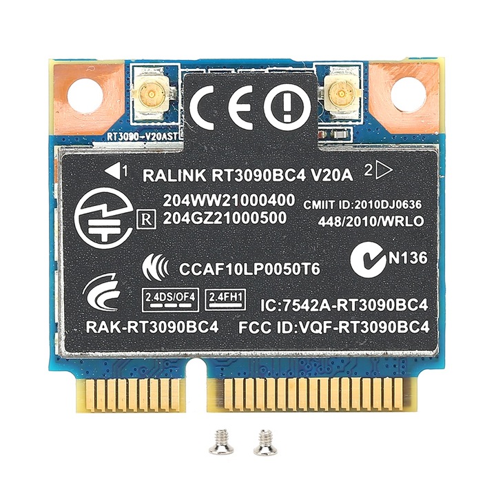 Modul de placa de retea Bluetooth 4.2 1200Mbps 2,4GHz 5GHz Adaptor de placa de retea Mini PCIE pentru Windows 7 10