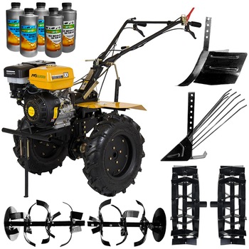 Pachet motocultor Profesional, AgroPro HS 1100D, benzina, 13 CP, freze de lucru, roti cauciuc 6 X 12, roti metalice, rarita reglabila, plug cartofi + 2l ulei motor AgroPro +3l ulei transmisie AgroPro Pachet motocultor Profesional, AgroPro HS 1100D, benzina, 13 CP, freze de lucru, roti cauciuc 6 X 12, roti metalice, rarita reglabila, plug cartofi + 2l ulei motor AgroPro +3l ulei transmisie AgroPro