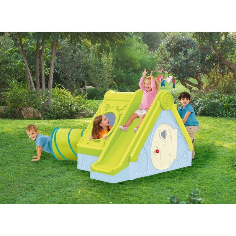 Chad Valley Funtivity Playhouse With Slide Plastic Outdoor