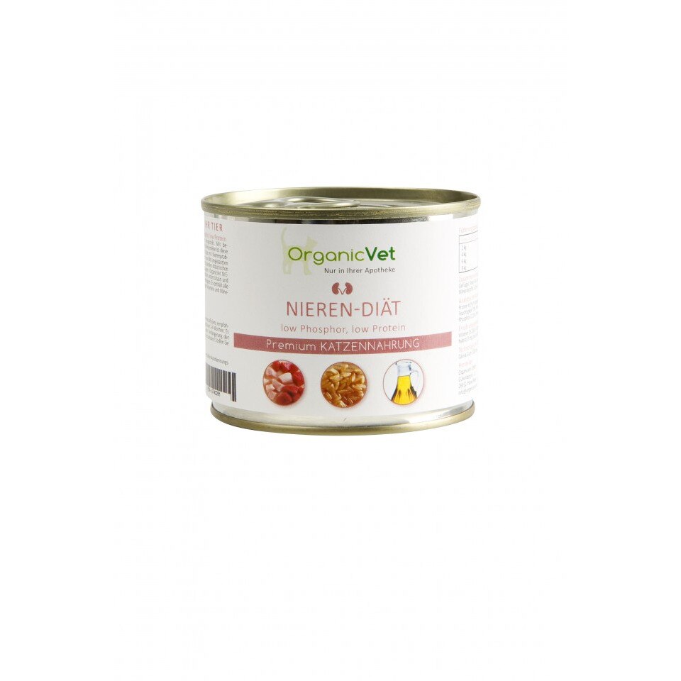 Hrana umeda - OrganicVet Feline - Veterinary - Dieta renala - 200 gr