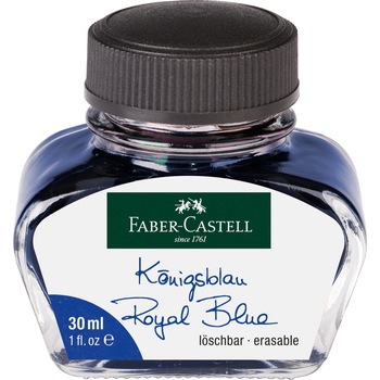 Cerneala Faber-Castell, 30 ml, Albastru Cerneala Faber-Castell, 30 ml, Albastru
