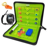 Tabla tactica fotbal, Taipintee, magnetic, 26 piese magnetice, impermeabil, 28x19cm