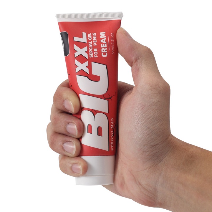 Masszázskrém, QTTO BIG XXL, Masszázskrém férfiaknak, péniszápoló férfiaknak, 65ml (65ml Aroma nélkül)