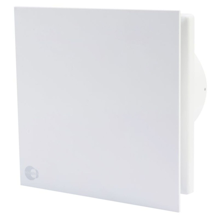 Panou decorativ, finisaj alb lucios, 160 mm, pentru ventilator Equation fara panou frontal