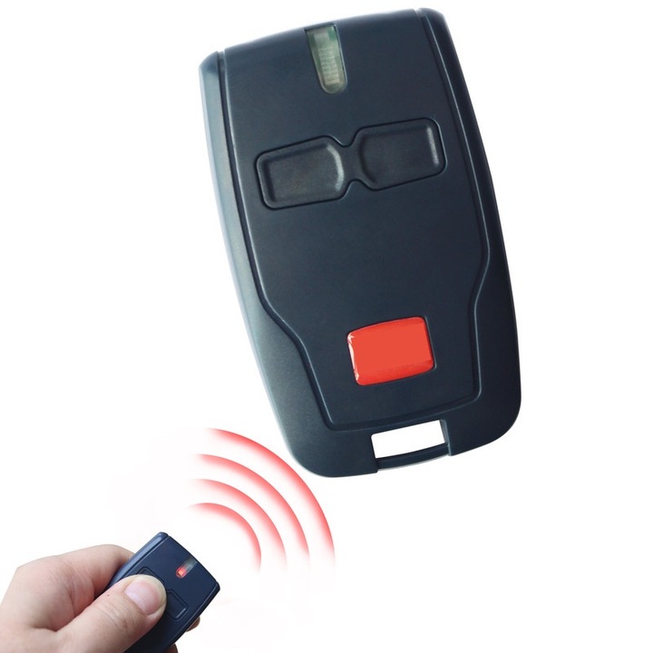 Telecomanda pentru usa garaj BFT MITTO 2, 2 butoane, 433MHz, albastru