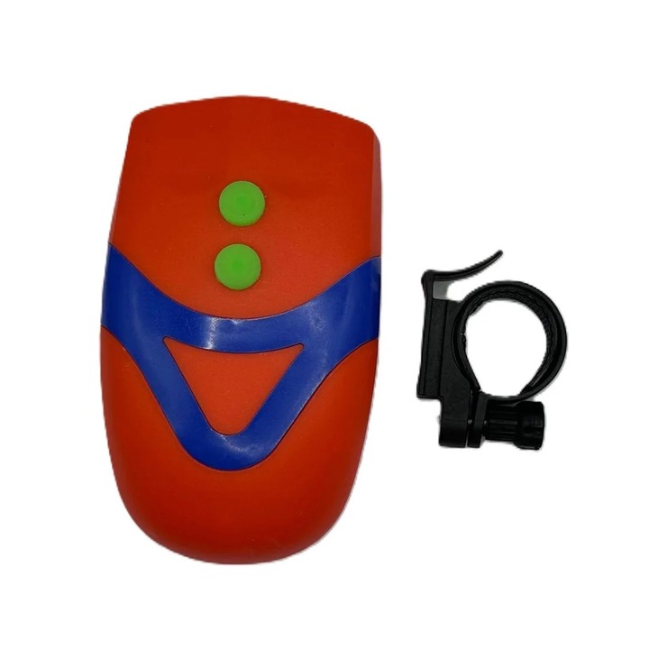 Far bicicleta cu alarma Sedona YC-037, Rosu