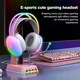 Casti Gaming ONIKUMA X25, Surround Stereo Sound, Rainbow RGB Lumina LED, Noise-Cancelling Microfon, Adaptive Head Beam, Zero Ear Pressure, PC/Mobile/Xbox/PS, Lightweight Body, White