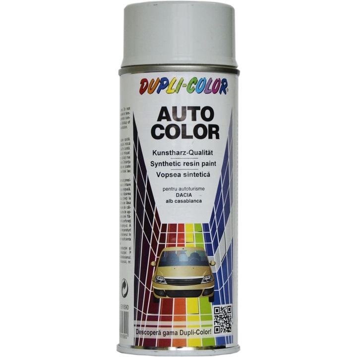 Spray autó fehér Casablancai Duplicolor 400ml