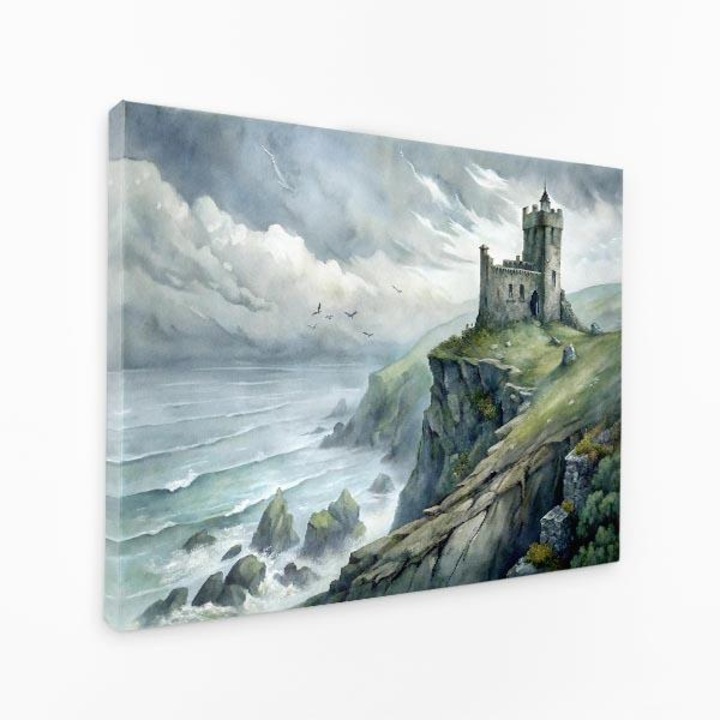 Картина на платно - Обвити в мъх спомени от вятъра - 70x50 см