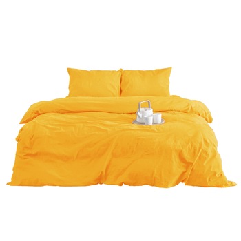 Set lenjerie de pat deFlorian XXL, 4 piese, culoarea orange Set lenjerie de pat deFlorian XXL, 4 piese, culoarea orange