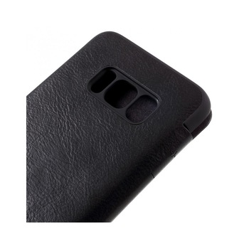 Husa protectie G-Case din piele ecologica pentru Samsung Galaxy S8 Plus, negru Husa protectie G-Case din piele ecologica pentru Samsung Galaxy S8 Plus, negru