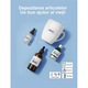 Imprimanta termica portabila, Mini imprimanta portabila, imprimanta autocolanta fara cerneala, mini imprimanta termica fara fir Bluetooth compatibila cu iOS + Android pentru jurnal, memo, fotografie, imprimare Pod Cadouri pentru fete Copii