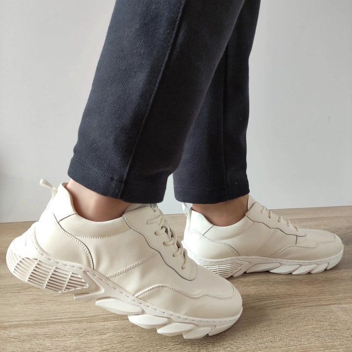 Pantofi Casual Barbati Franco Gerardo 93510 Albi - Alb, Alb