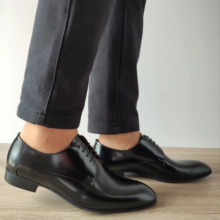 Pantofi Eleganti Barbati Conhpol 8498-0017 Negri Florantic - Negru, Negru