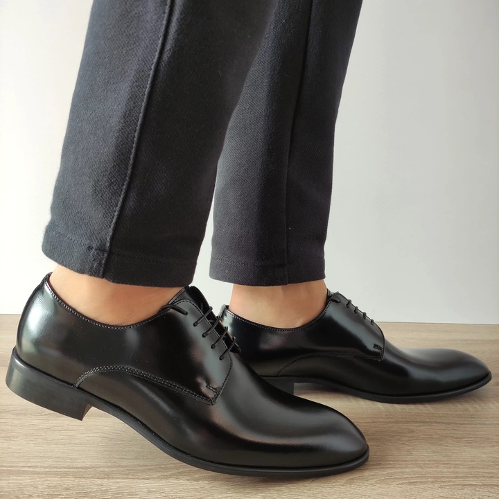 Pantofi Eleganti Barbati Conhpol 8520-0017-00S01 Negri Florantic - Negru, Negru