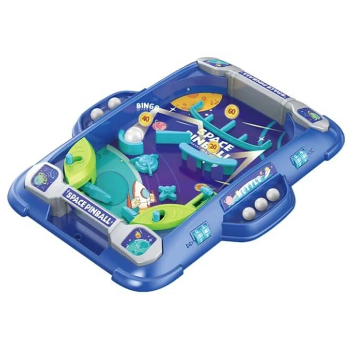 Joc Interactiv Space Pinball – Board Game cu Design Spatial pentru Dezvoltarea Coordonarii si Competitiei, 5+ Ani