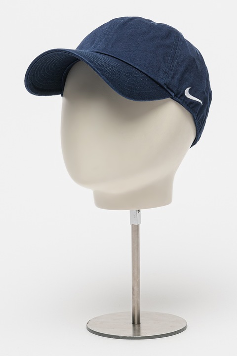 Nike, Унисекс бейзболна шапка Heritage86, Тъмносин/Бял, 52-57 см