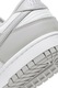 Nike, Pantofi sport din piele Dunk Retro, Alb, Gri deschis, 7