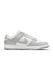 Nike, Pantofi sport din piele Dunk Retro, Alb, Gri deschis, 7