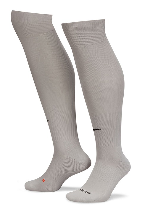 Nike, Sosete unisex lungi pana peste genunchi cu amortizare pentru fotbal Classic II, Gri, L