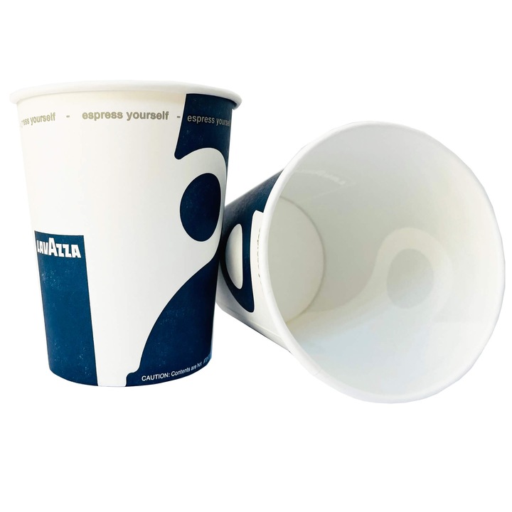 Pahare carton automate 8oz Lavazza