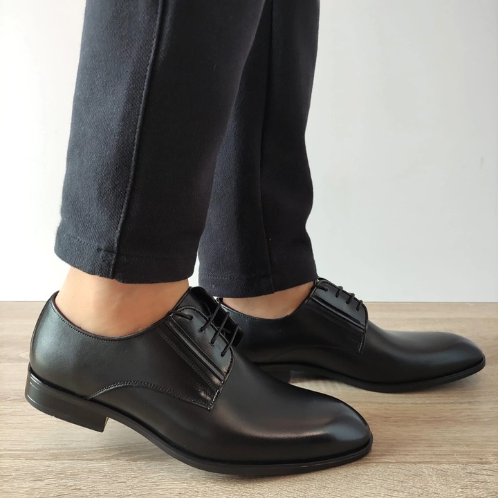 Pantofi Eleganti Barbati Conhpol A140-2000, Negru