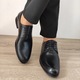 Pantofi Eleganti Barbati Eldemas F4155-362 Negri - 40, Negru