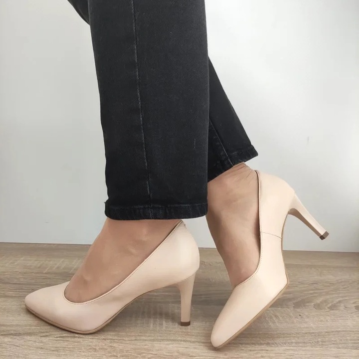 Pantofi Eleganti Dama Perlla 515-2 Bej - Bej, Nude