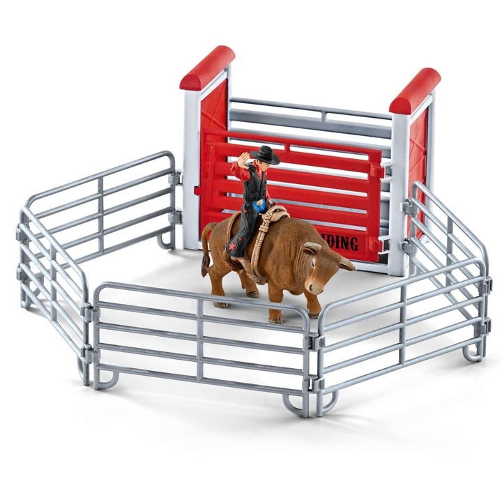 Schleich bikalovaglás cowboy figura készlet