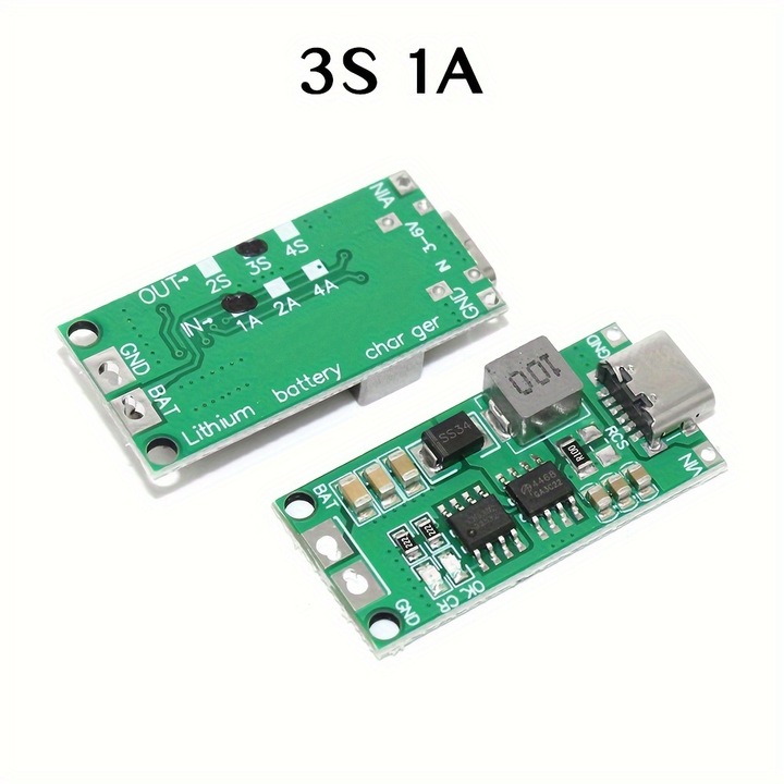 BMS заряден модул, 3S 1A за Li-Ion батерии, 36V