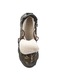 Botine dama Maciejka, auriu-grafit, piele, platforma, iarna
