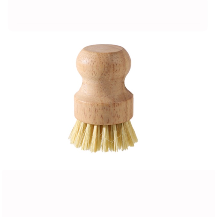 Burete din lemn solid Cozevdnt, set 1 buc, utilizare versatila, curatare eficienta, natural, 30x10cm