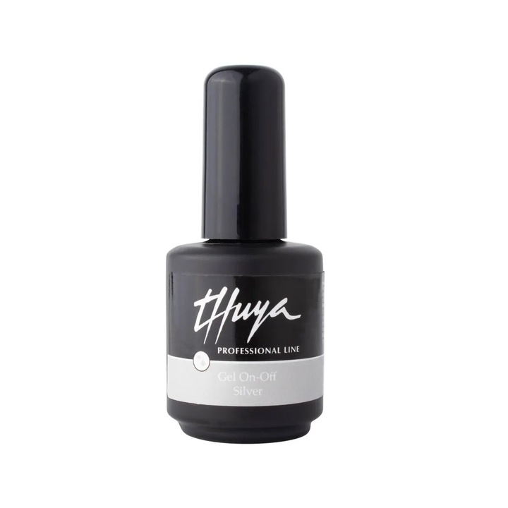 Oja cu gel, Thuya Professional GEL On-Off, SILVER, 14 ml