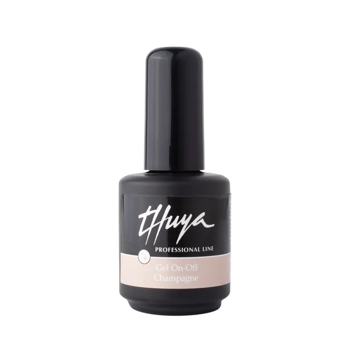 Oja cu gel, Thuya Professional GEL On-Off, CHAMPAGNE, 14 mL