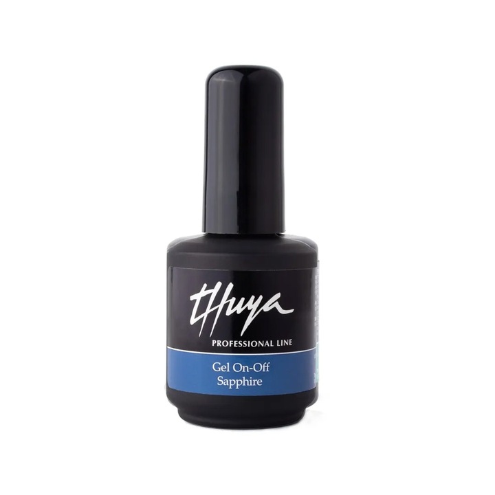 Oja cu gel, Thuya Professional GEL On-Off, SAPPHIRE, 14 mL