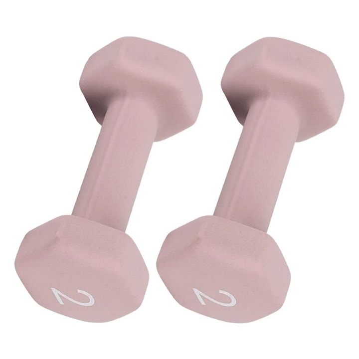 Комплект фитнес гири, 2X2 кг, Метал, 7, 5х17см, 2 броя