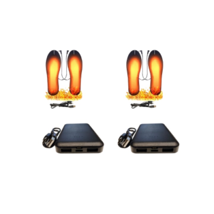 Електрически отопляеми стелки комплект, Cardinella, USB, Размер L 40-45