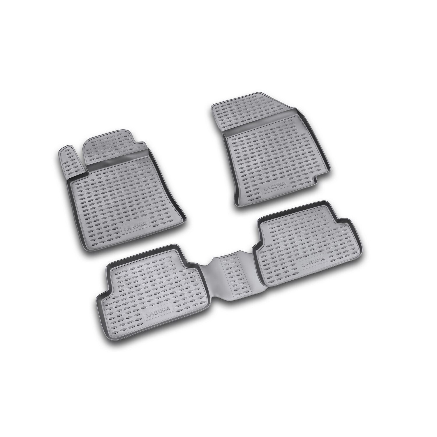 Set 4 covorase auto din cauciuc pentru RENAULT Laguna 2001-2007