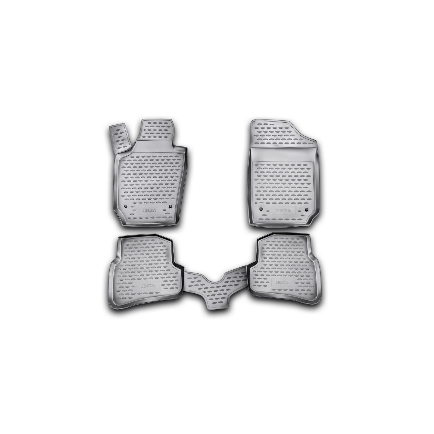 Set 4 covorase auto din cauciuc pentru SEAT Ibiza 2008 -> prezent