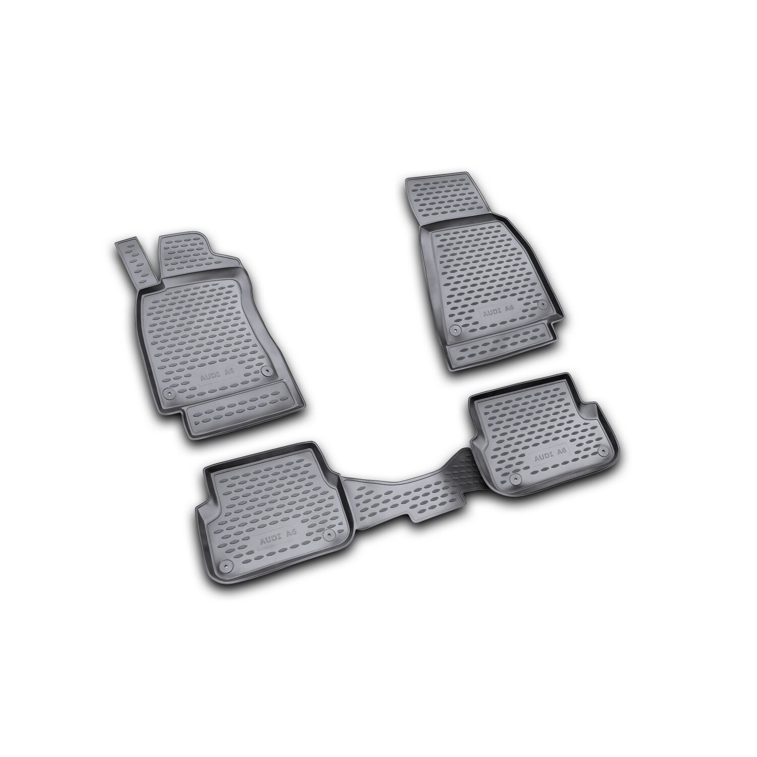 Set 4 covorase auto din cauciuc pentru AUDI A-6 2004-2/2005,3/2006-2011