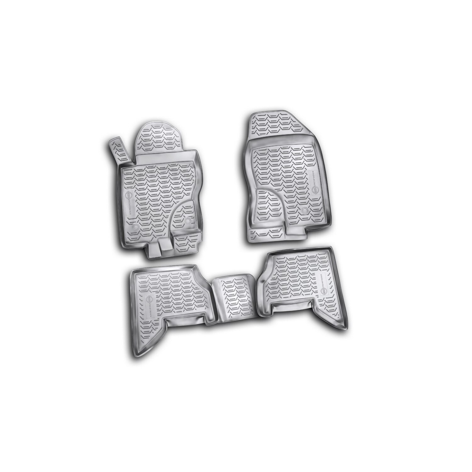 Set 4 covorase auto din cauciuc pentru NISSAN Pathfinder 2010-2014
