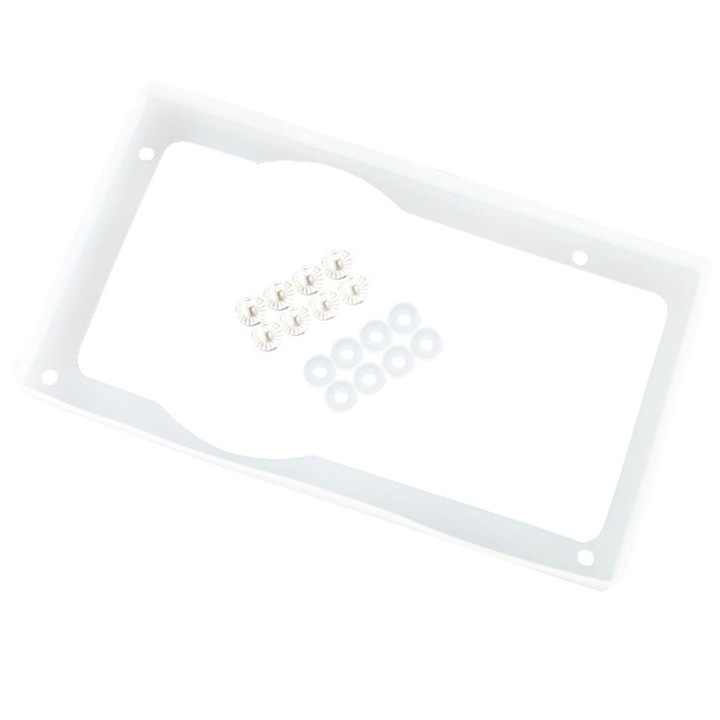 Rama surse de alimentare ATX, absorbant de vibratii, AabCooling, alb