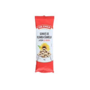 Seminte de floarea-soarelui prajite si sarate 75g Dr. Ensa