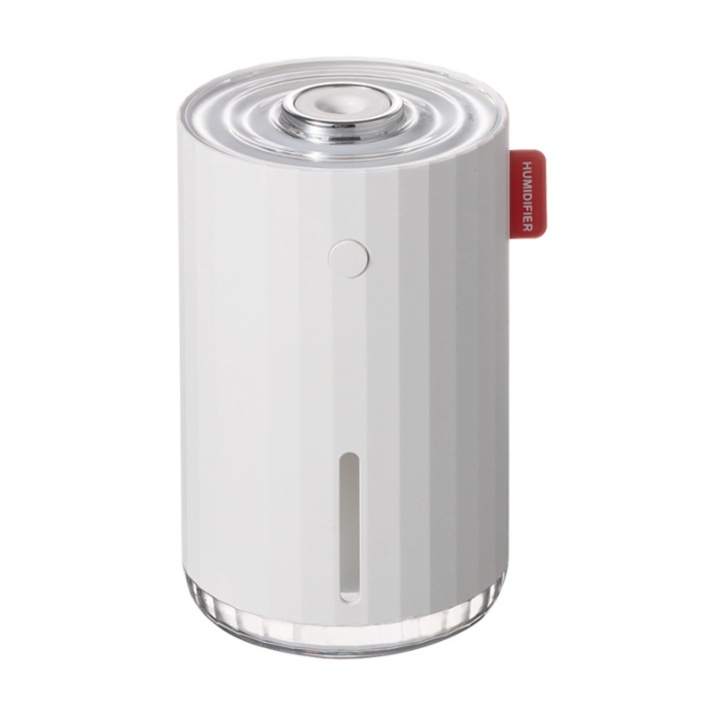 DDCAQIOUA ултразвуков овлажнител за въздух, с ароматерапевтичен дифузер, за дома, офиса и колата, бял