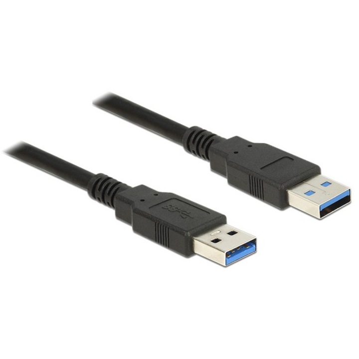 Delock Cable USB 3.0 Type-A male > USB 3.0 Type-A male 0.5m black