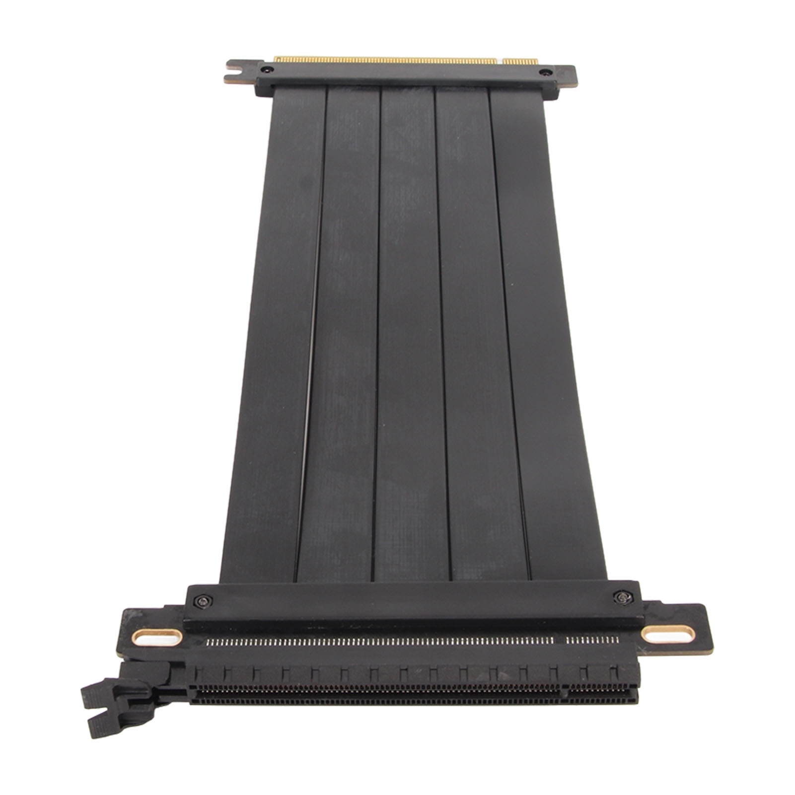 PCIE 4.0 X16 Riser-kabel, Grafische Kaart 180 Graden GPU-verlengkabel voor RTX 4090 4080 4070 4060, voor RX7900 XT7800 XT7700 XT7600 7500 (Zwart