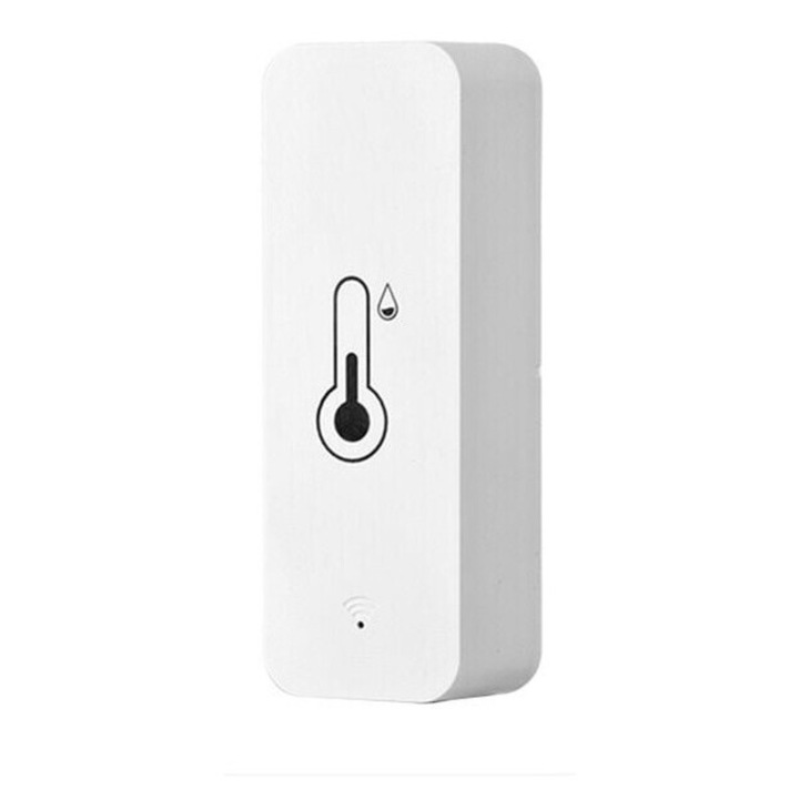 Cozevdnt WiFi термометър Хигрометър, дистанционно наблюдение, компактен дизайн, 71x20x35mm