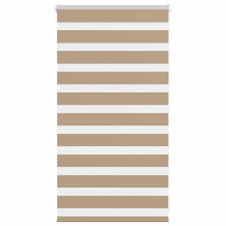 Jaluzea tip zebra vidaXL, 75x100 cm, latime tesatura 70,9 cm, poliester, 0.6 Kg 4014516